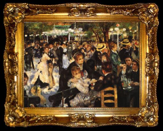 framed  Auguste renoir Ball at the Moulin de la Galette, ta009-2